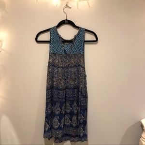 Blue Pattern Dress